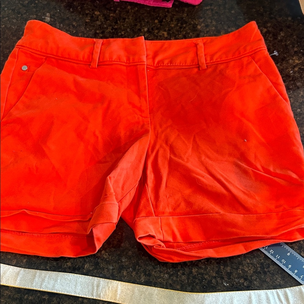 Apt. 9 Women's Bright Orange Shorts